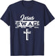 Christ Christianity Jesus Christ Swag Serve Praying Faith T-Shirt - T-Shirt | Navy