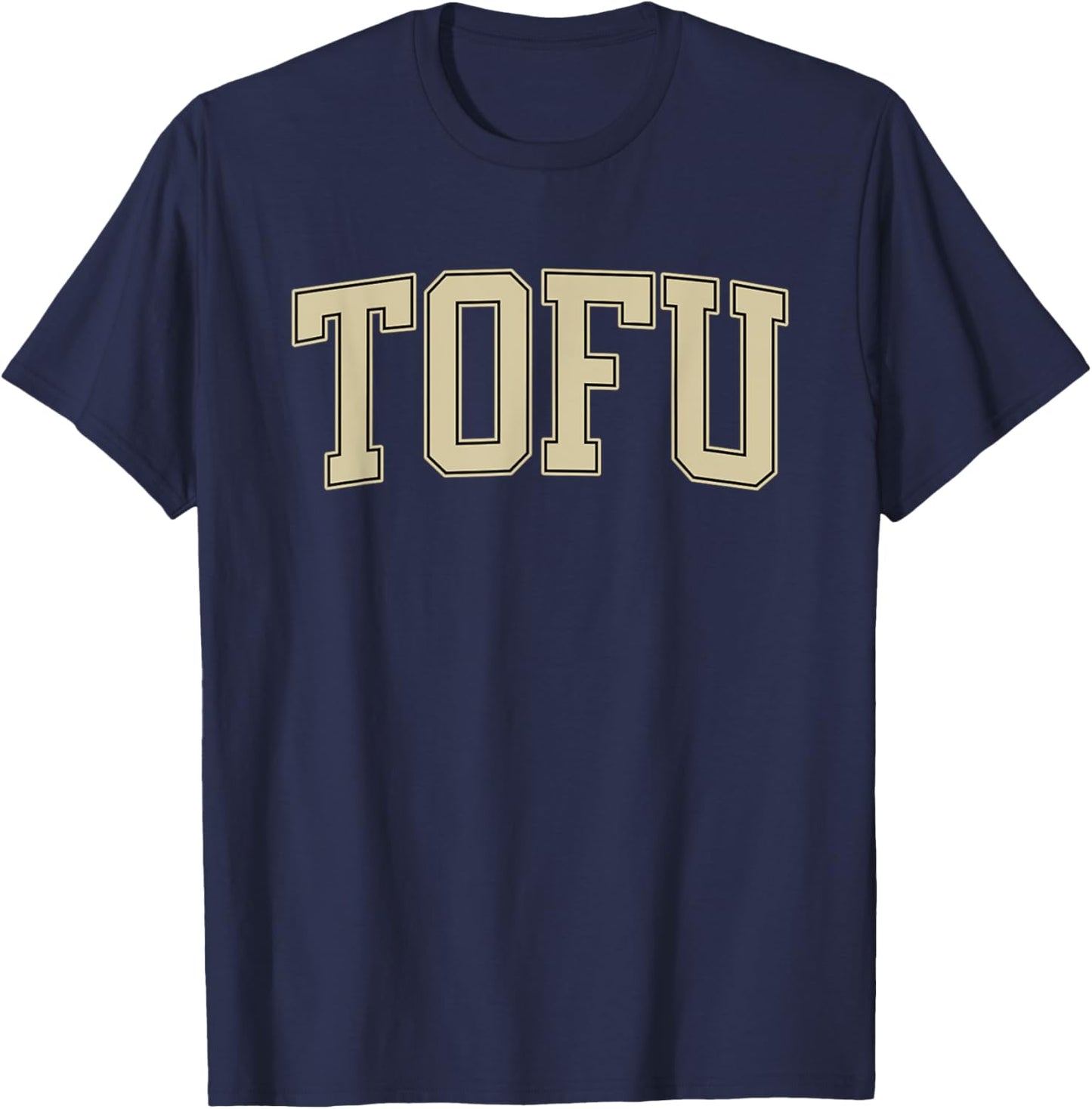 Tofu College Vegan T-Shirt - T-Shirt | Navy
