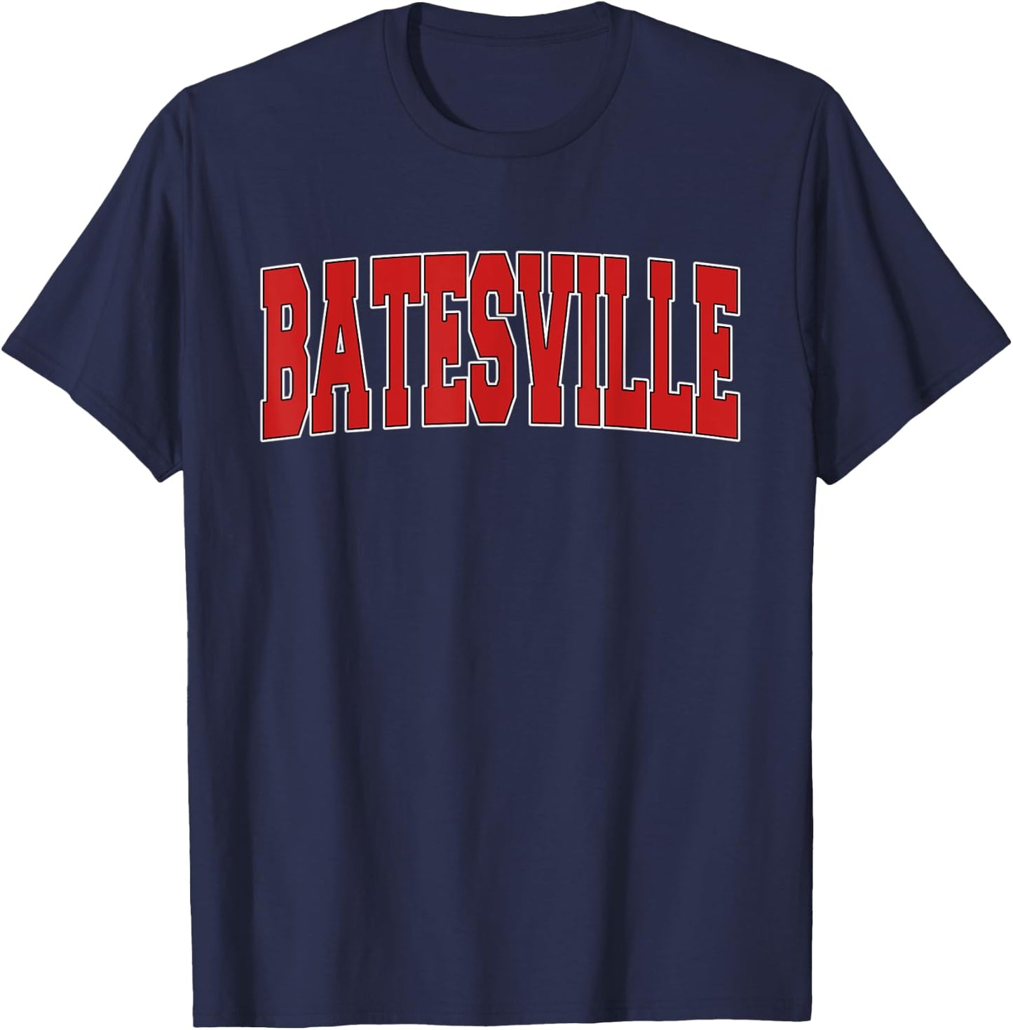 BATESVILLE AR ARKANSAS Varsity Style USA Vintage Sports T-Shirt - T-Shirt | Navy