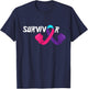 Thyroid Cancer Survivor Support Thyroid Cancer Awareness T-Shirt - T-Shirt | Navy
