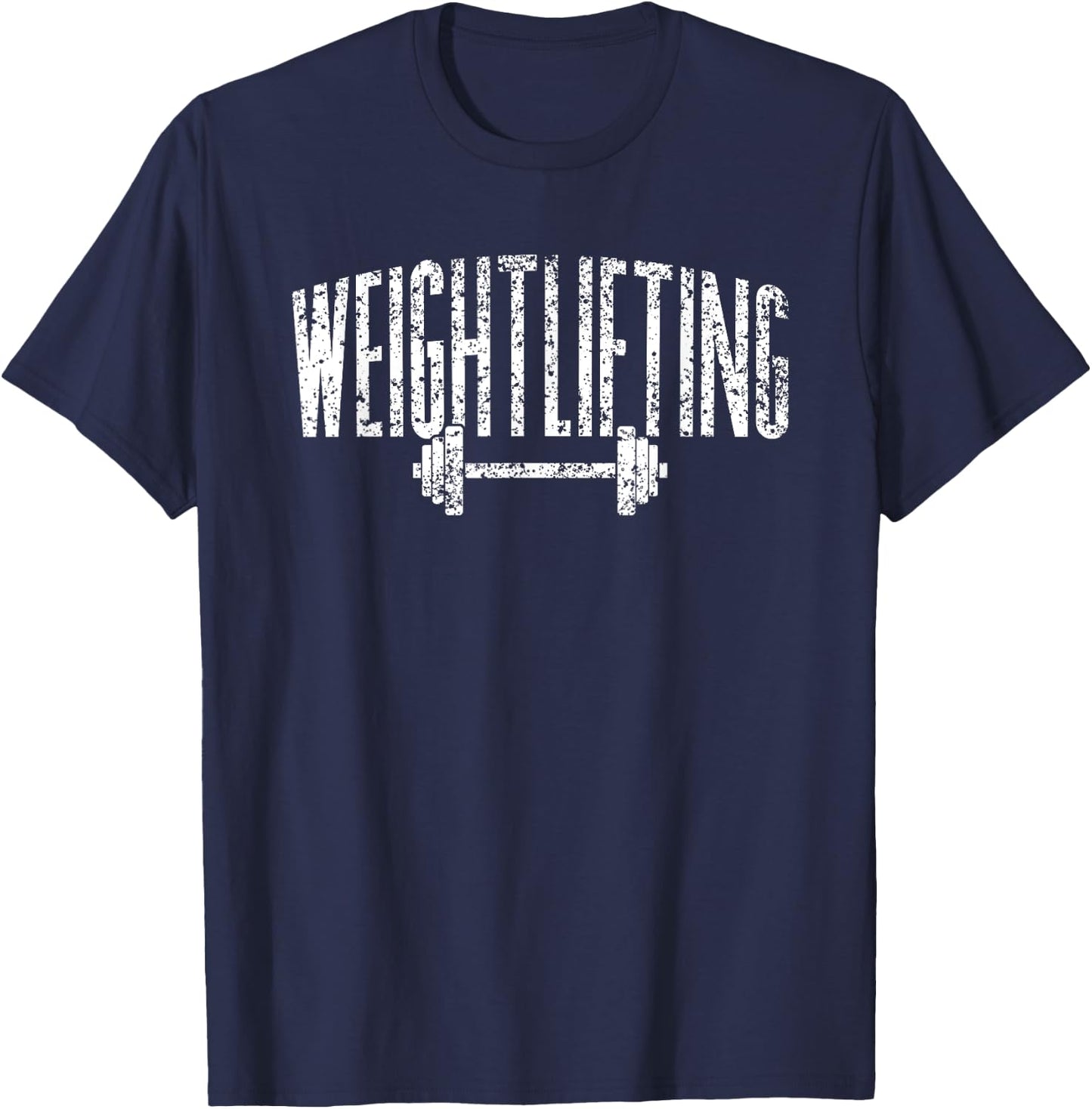 Weightlifting Gym Lift Workout T-Shirt - T-Shirt | Navy