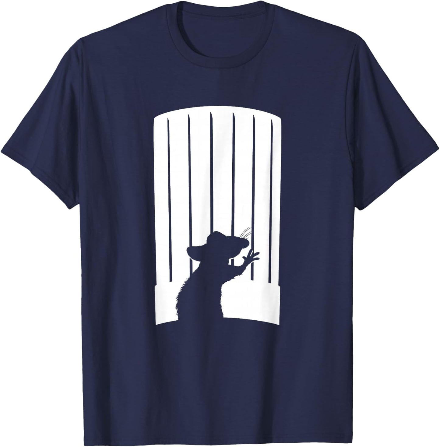 Disney and Pixar's Ratatouille Chef Hat Remy Silhouette T-Shirt - T-Shirt | Navy