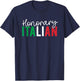 Honorary Italian Funny Italian Husband Wife Italy Vacation T-Shirt - T-Shirt | Navy