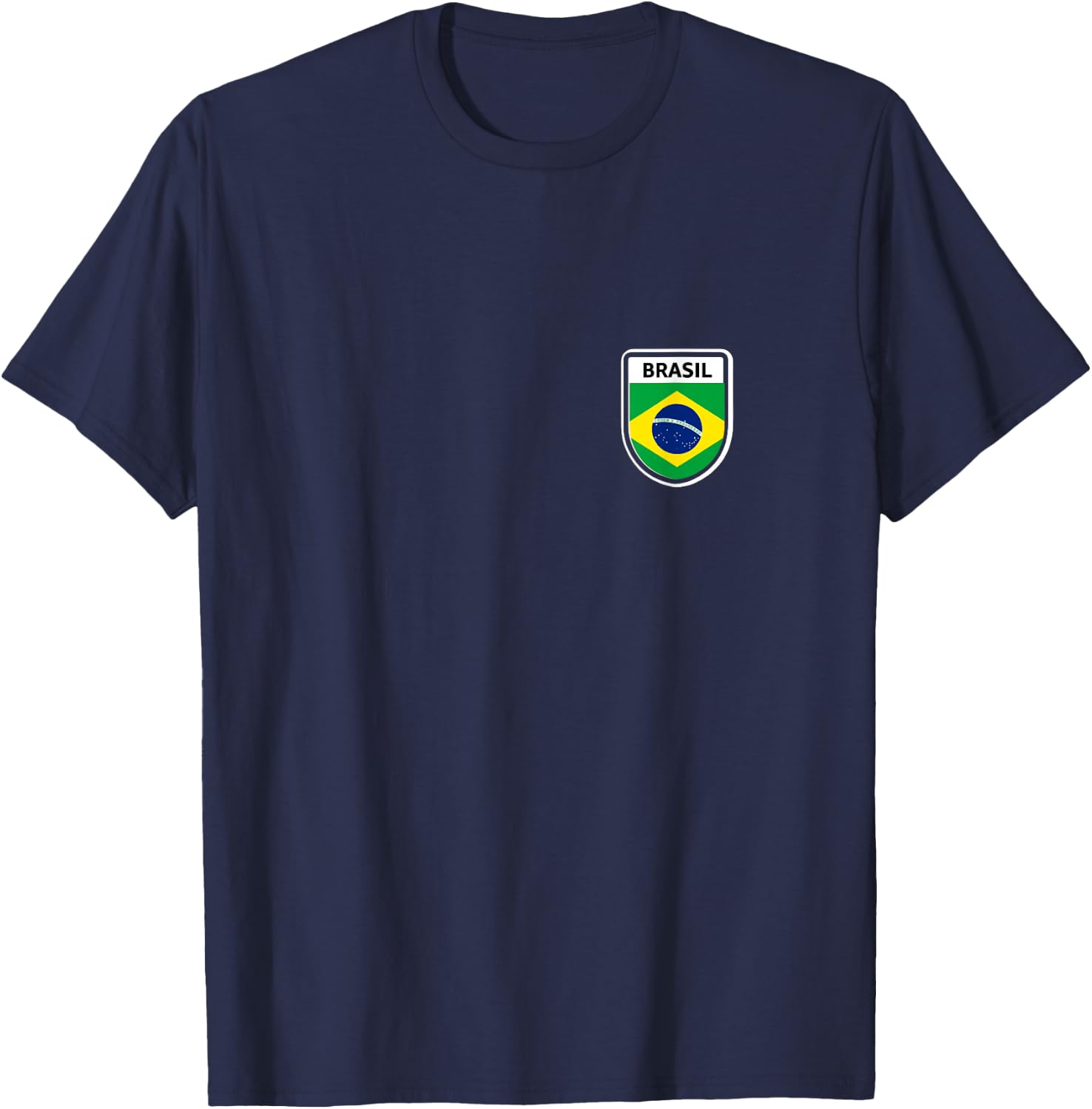 Flag Brasil T-Shirt - T-Shirt | Navy