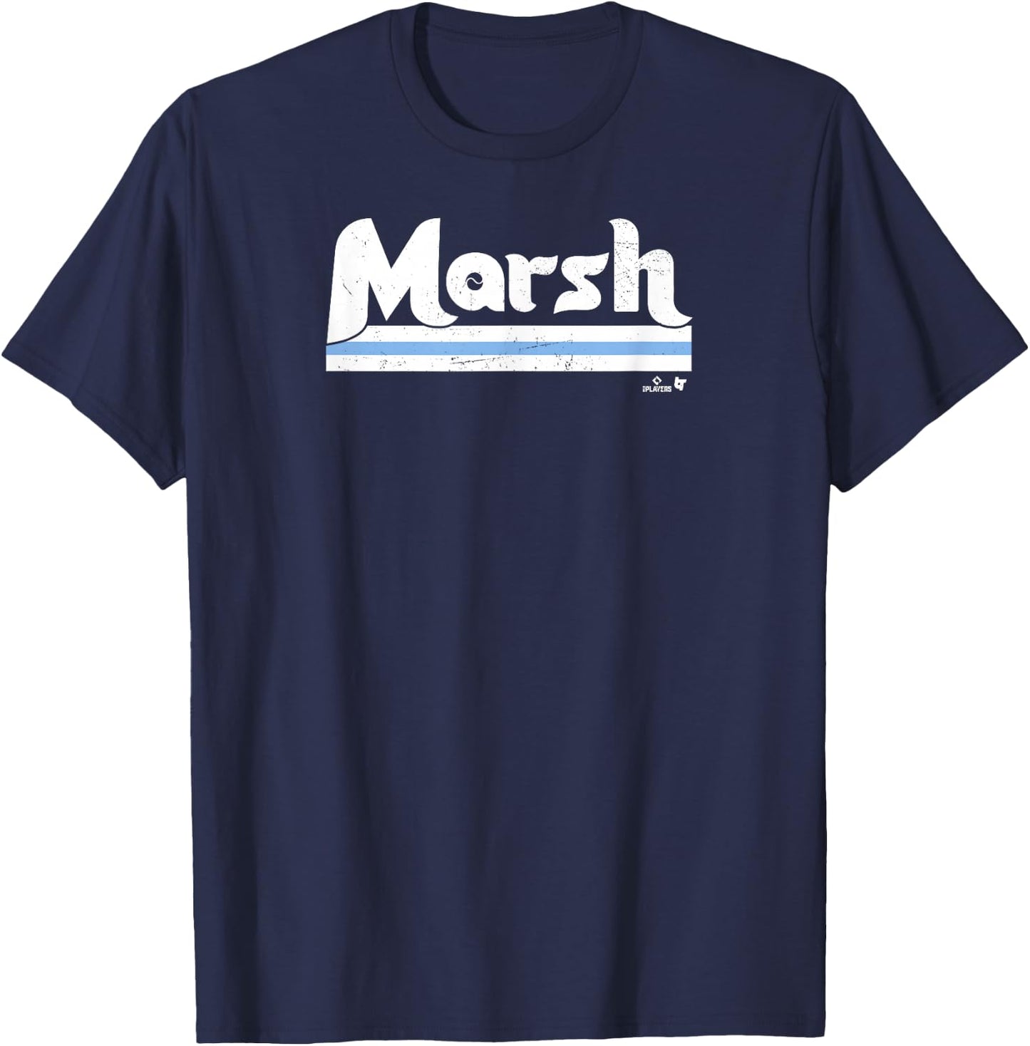 Brandon Marsh - Philly Marsh - Philadelphia Baseball T-Shirt - T-Shirt | Navy