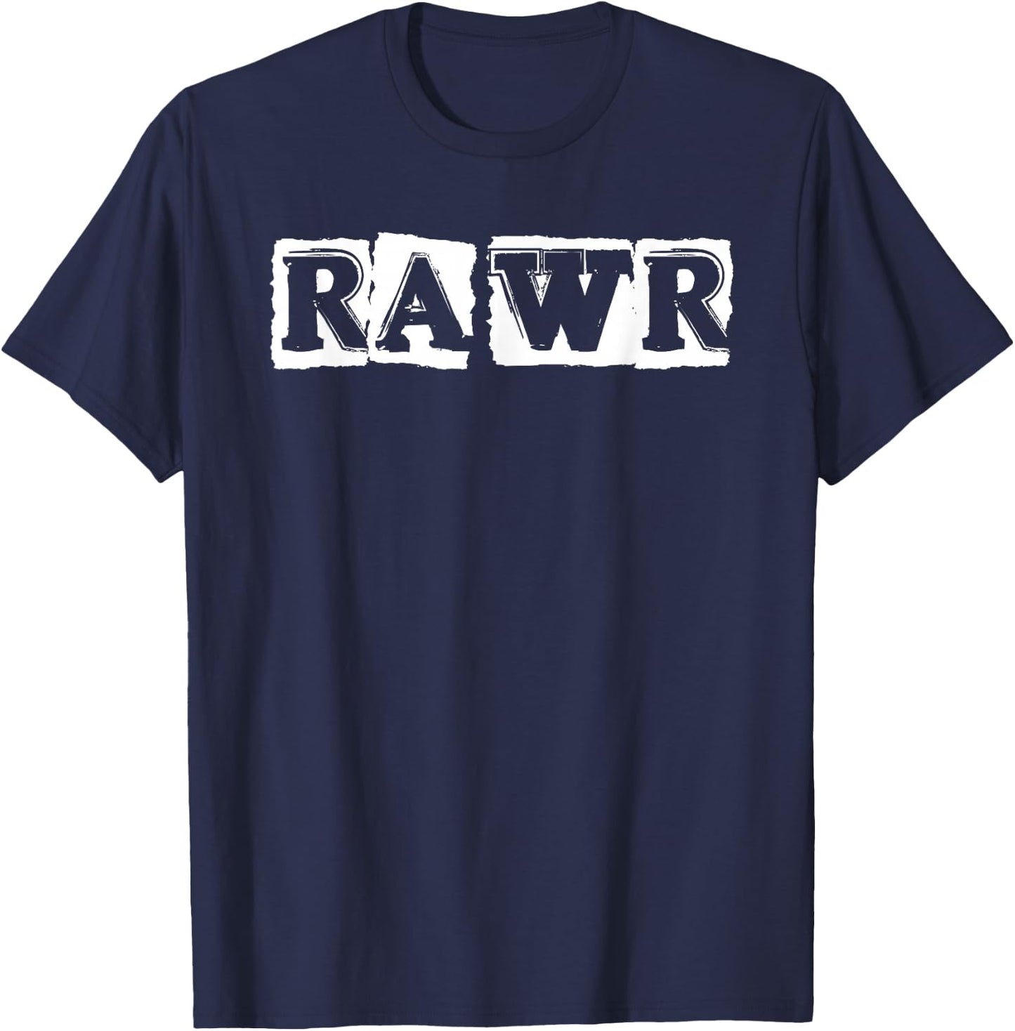 Rawr Emo Goth Rock Music Punk Gothic T-Shirt - T-Shirt | Navy