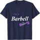 I'm a Barbell Girl T-Shirt - T-Shirt | Navy