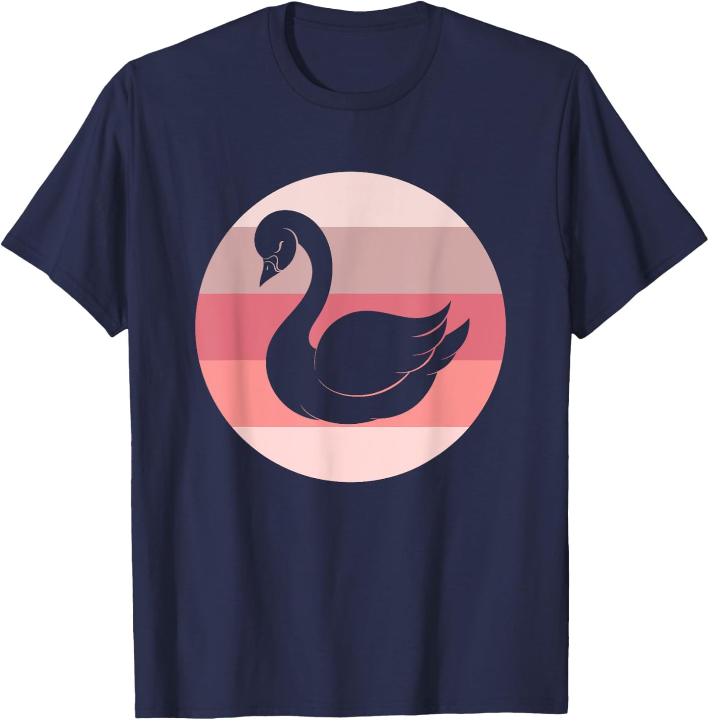 Retro Swan T-Shirt - T-Shirt | Navy