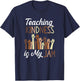 Teaching Kindness Is My Jam Pride Black Hand T-Shirt - T-Shirt | Navy