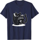 Funny World Domination Cat Person T-Shirt - T-Shirt | Navy
