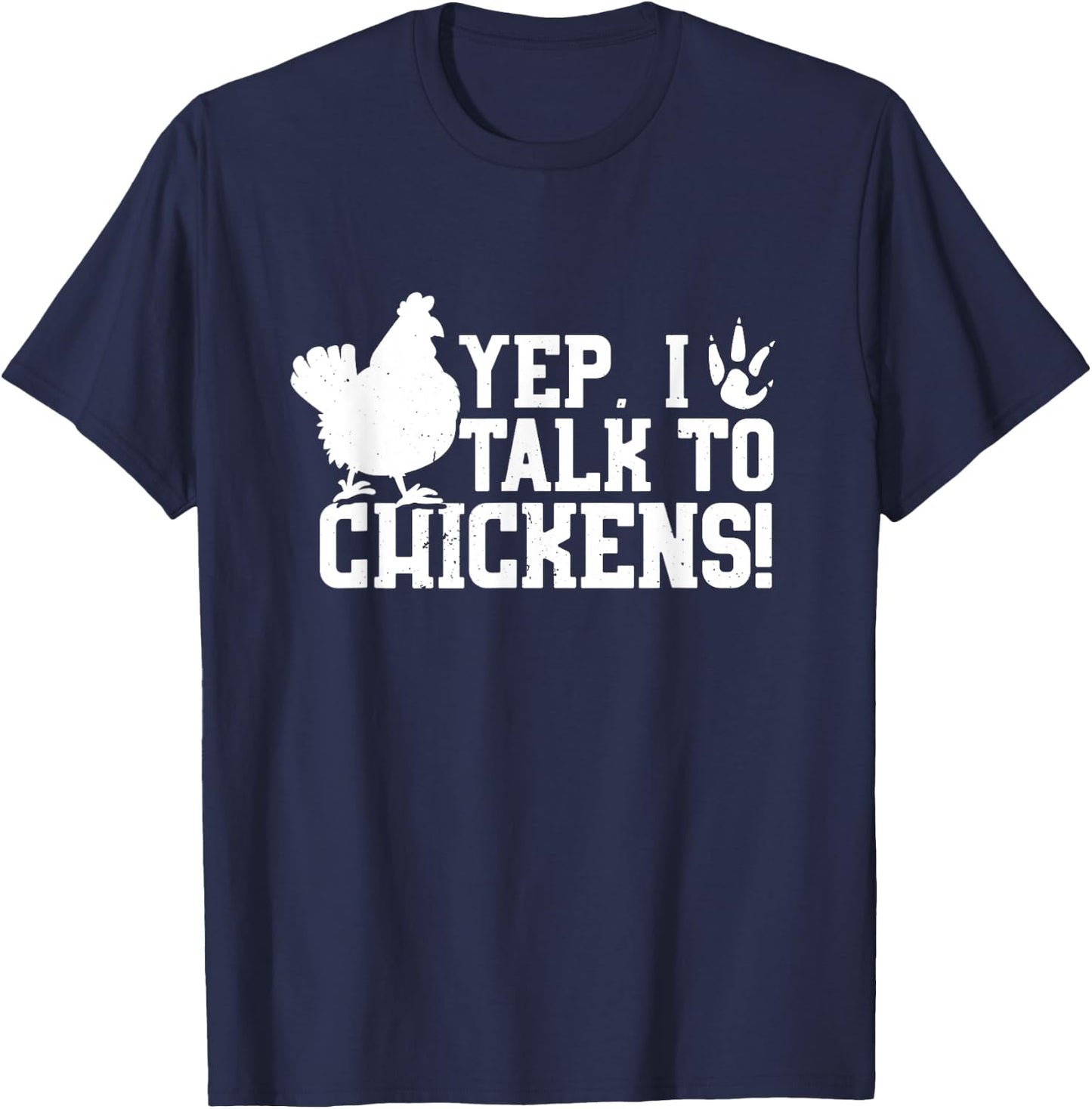 Chicken Farmer Poultry Farmer Farmhouse Chicken Farming T-Shirt - T-Shirt | Navy