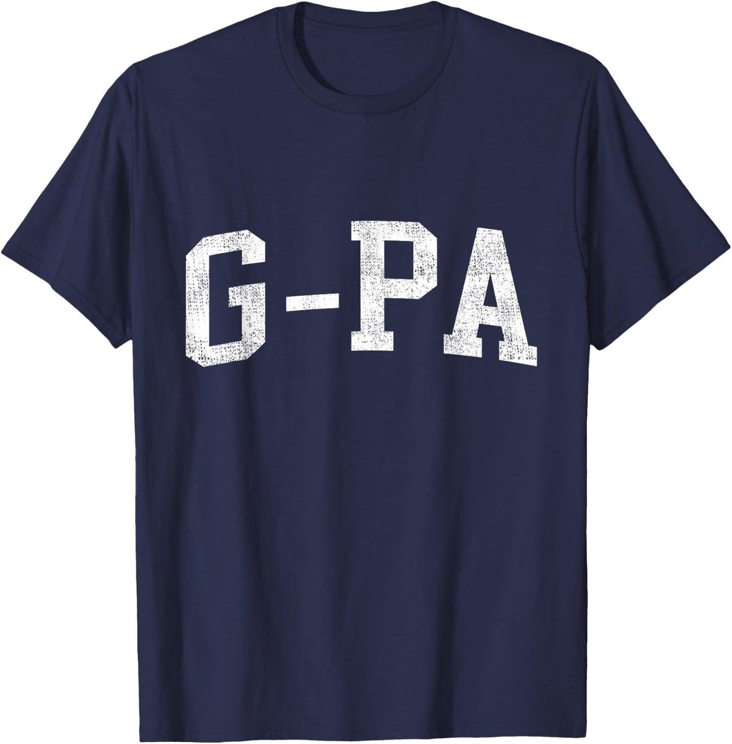 G-Pa Family Matching Vintage Father's Day G-Pa Classic Bold Font G-Pa Birthday Gift T-Shirt - T-Shirt | Navy
