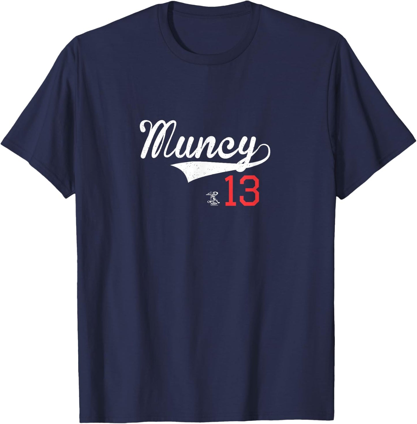 Max Muncy Vintage Gameday T-Shirt - T-Shirt | Navy