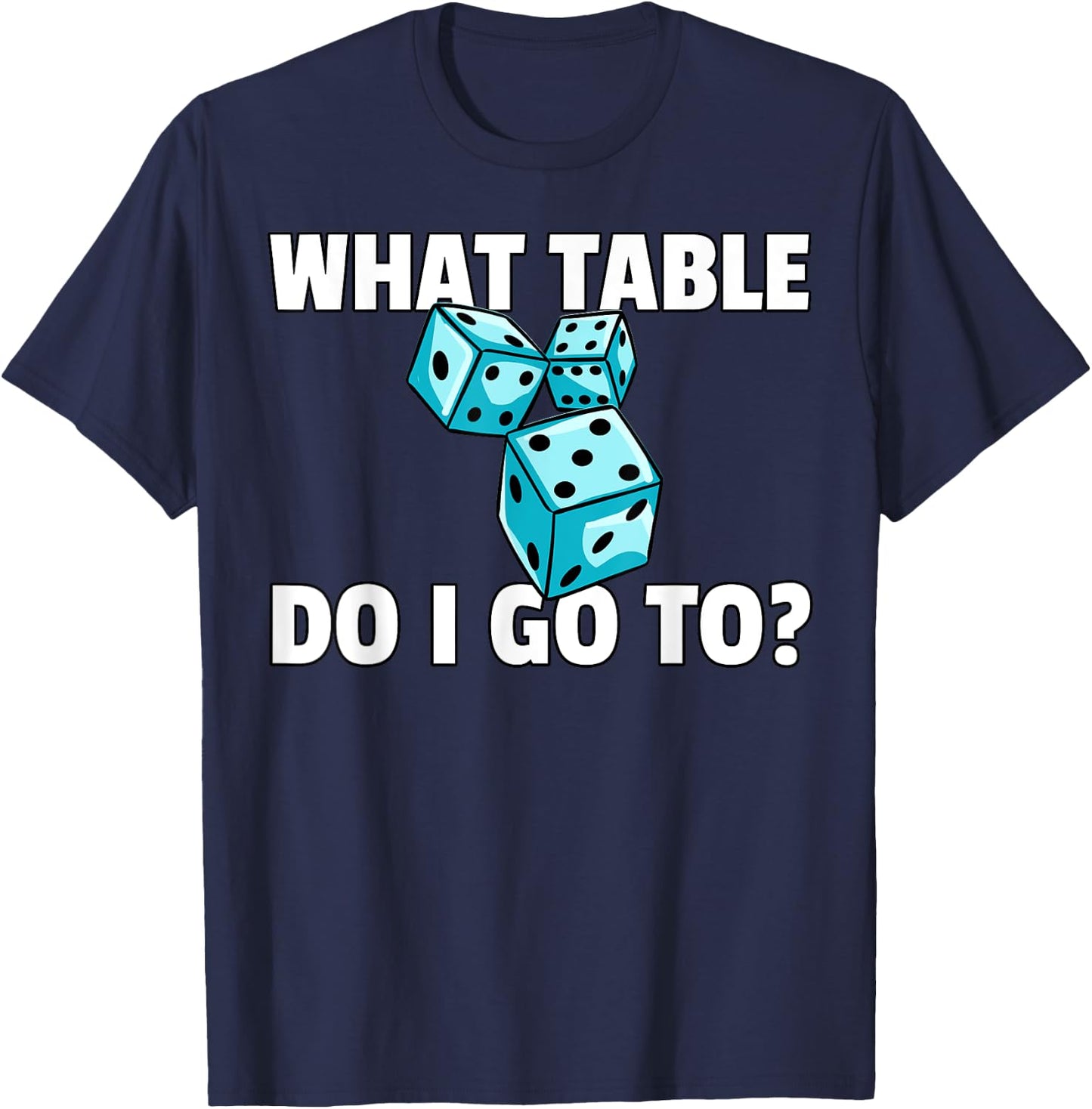 Bunco For Bunco Players T-Shirt - T-Shirt | Navy