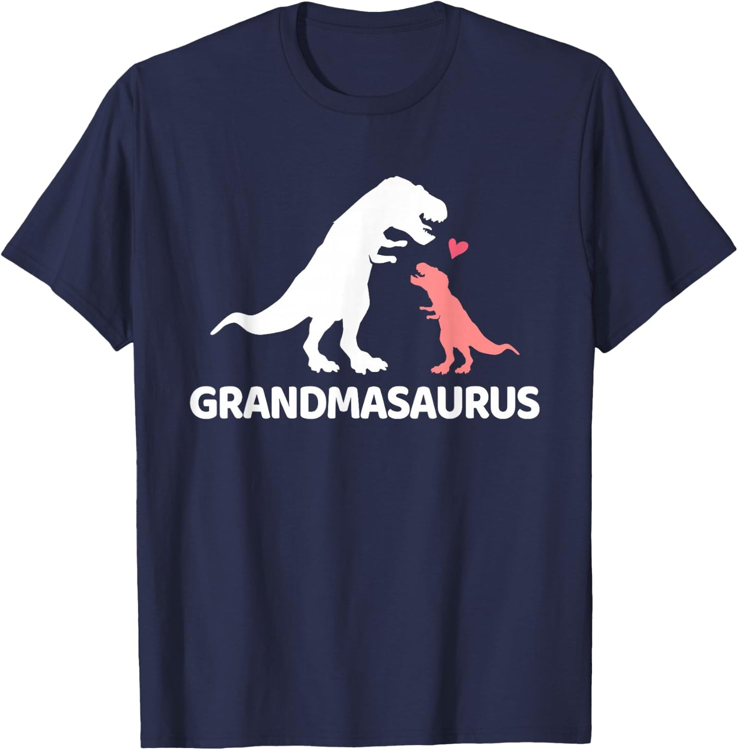 Grandmasaurus Grandma Dinosaur Small T-Shirt - T-Shirt | Navy