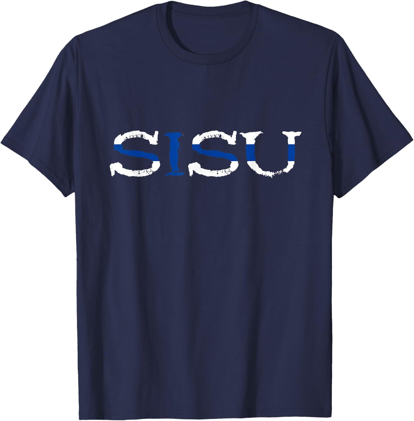 Sisu Suomi Finland Travel Fin Roots Finnish Flag T-Shirt - T-Shirt | Navy