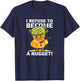 I Refuse To Become a Nugget! Kawaii Armed Chicken Hilarious T-Shirt - T-Shirt | Navy
