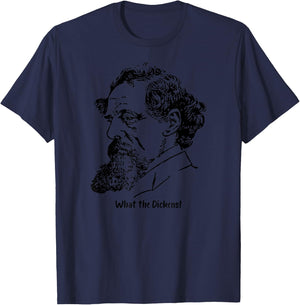 Charles Dickens Gift T-Shirt - T-Shirt | Navy