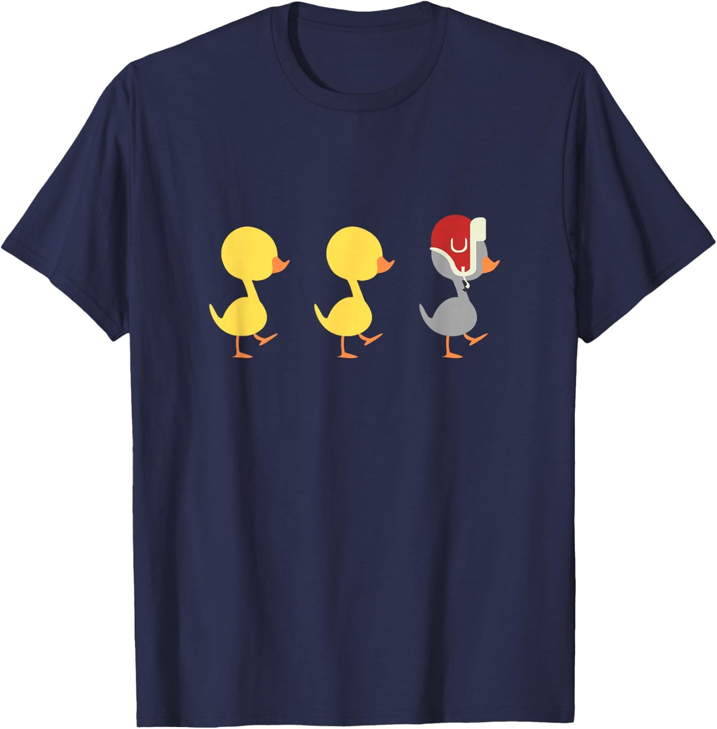 Minnesota Duck Duck Grey Duck Funny T-Shirt - T-Shirt | Navy