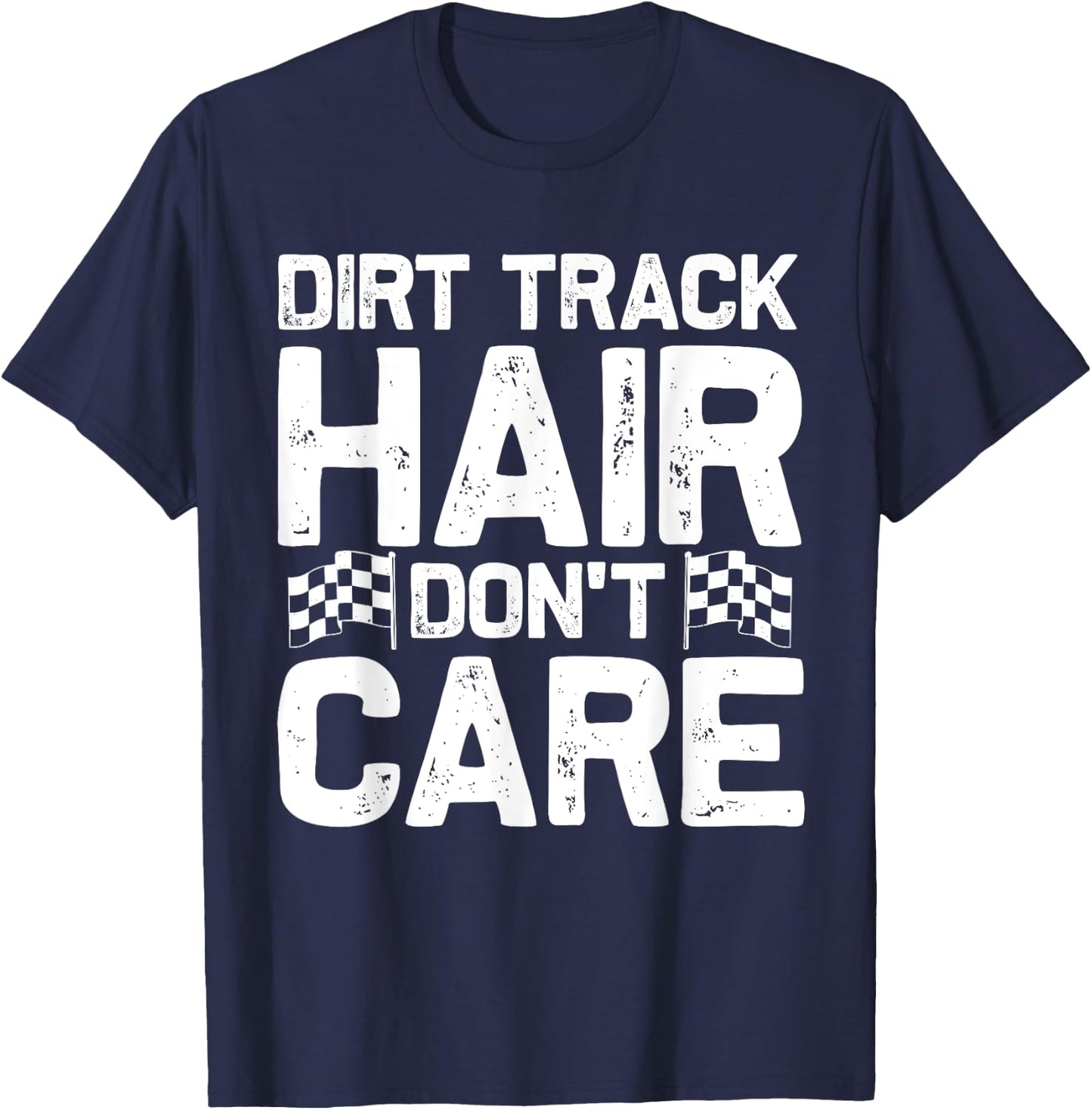 Funny Dirt Track Racing Gift Men Dirt Bike Racer T-Shirt - T-Shirt | Navy