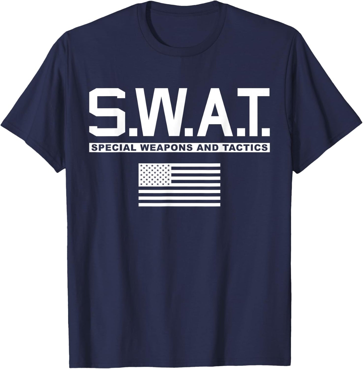 SWAT Special Weapons and Tactics Police S.W.A.T. T-Shirt - T-Shirt | Navy