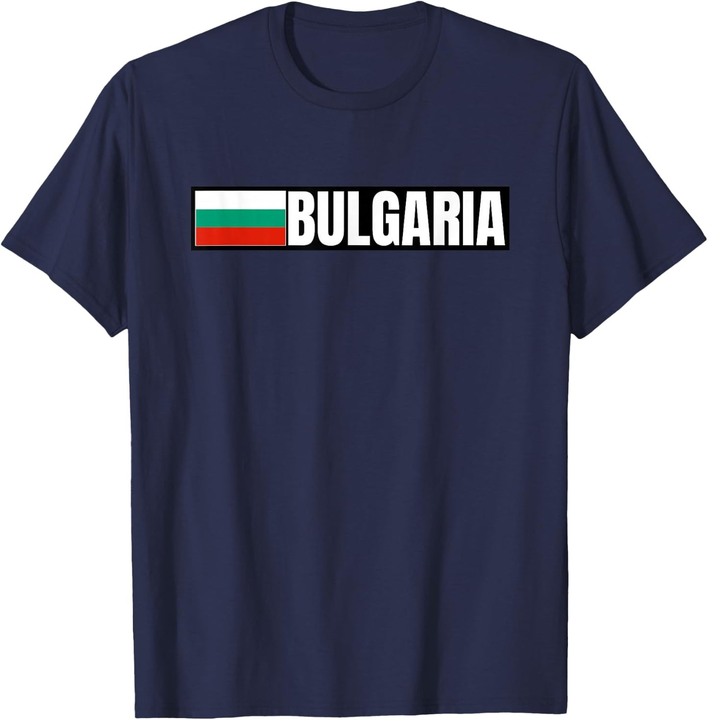 Bulgaria Flag T-Shirt - T-Shirt | Navy