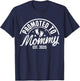 Promoted To Mommy Est. 2025 New Mom First Mommy T-Shirt - T-Shirt | Navy