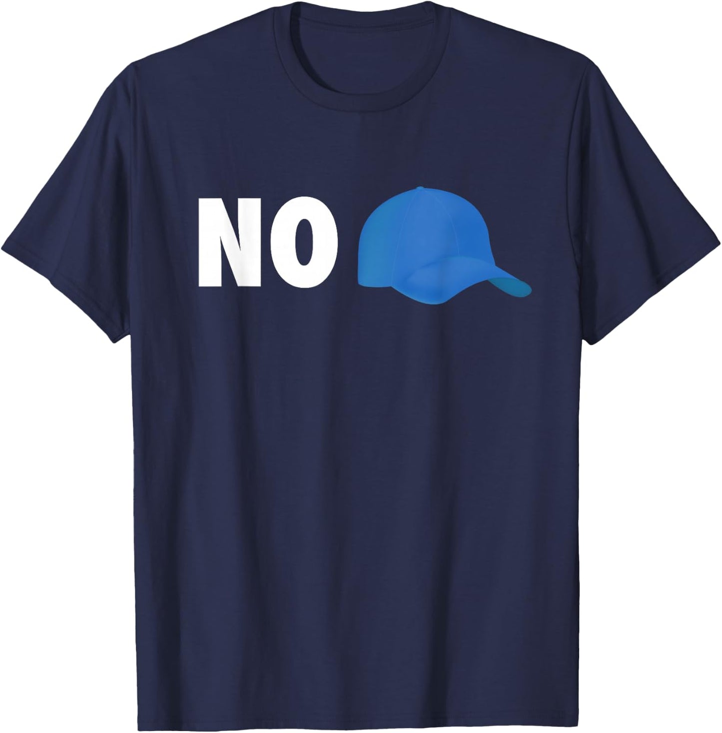 No Cap Stop Cappin Stop Flexing Gift Women Kids T-Shirt - T-Shirt | Navy