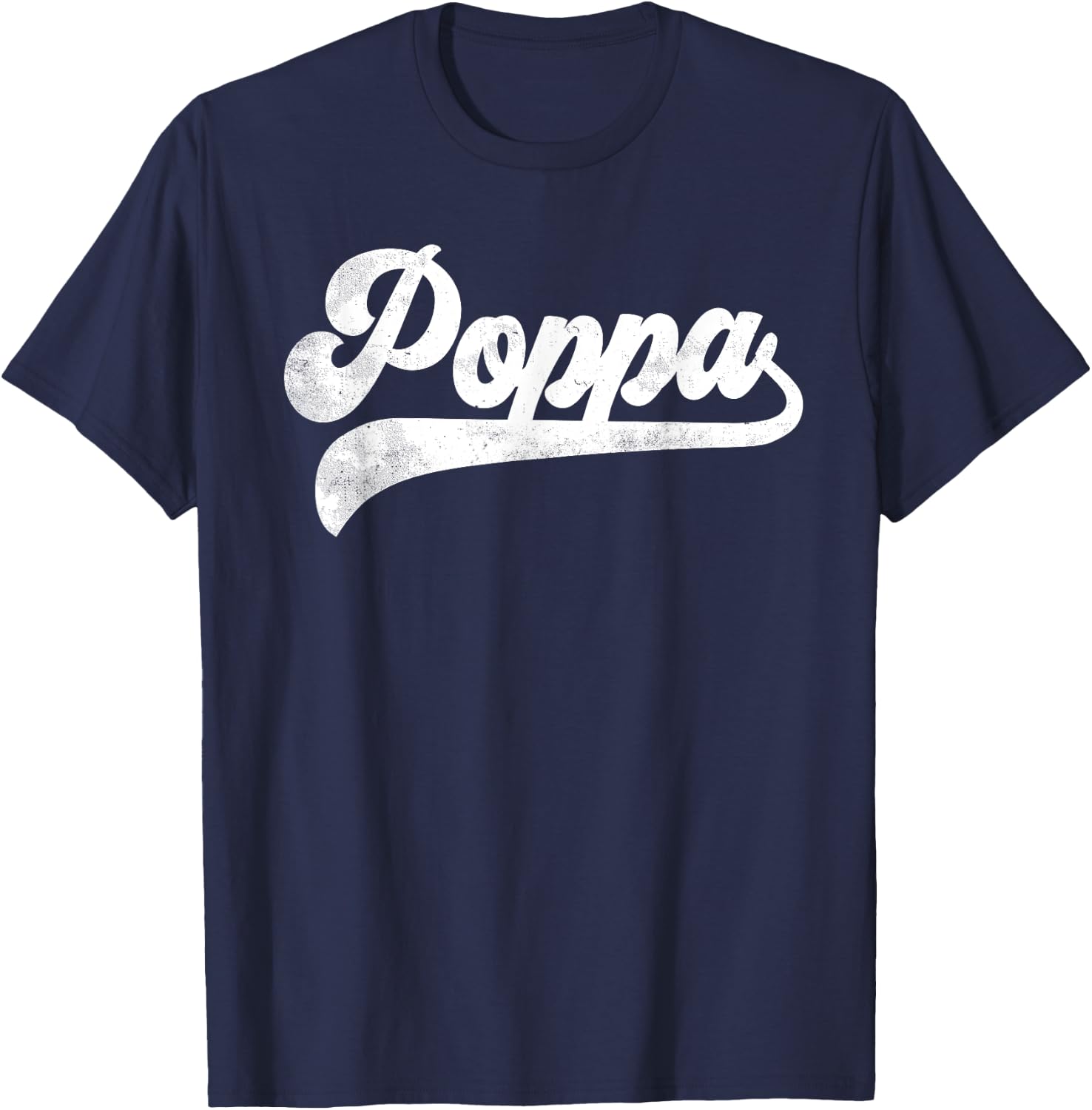 Poppa Gifts Father's Day Poppa T-Shirt - T-Shirt | Navy