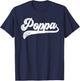 Poppa Gifts Father's Day Poppa T-Shirt - T-Shirt | Navy