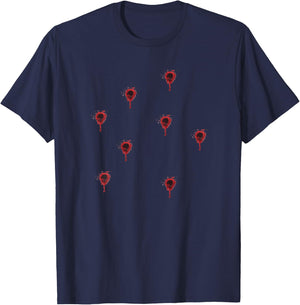 Bullet Holes T-Shirt - T-Shirt | Navy