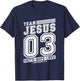Christian - Team Jesus 03 Faith Hope Love T-Shirt - T-Shirt | Navy