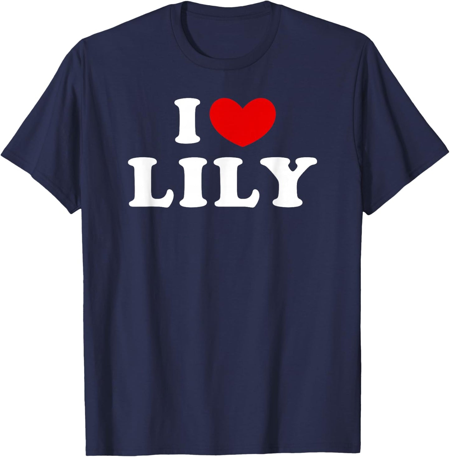 I Love Lily, I Love Lily T-Shirt - T-Shirt | Navy