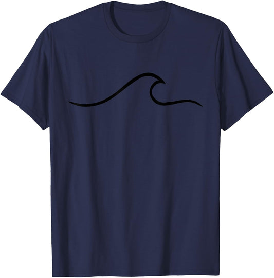 Surfer Surfing Wave Beach For Surfer Boy Girl Dude Surf T-Shirt - T-Shirt | Navy