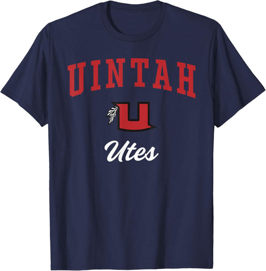 Uintah High School Utes T-Shirt - T-Shirt | Navy