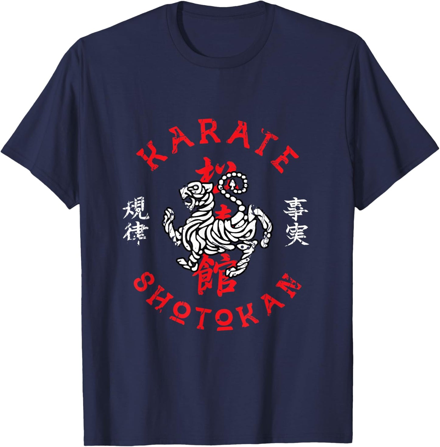 Karate Retro Shotokan Vintage Design for Fan of Karate T-Shirt - T-Shirt | Navy