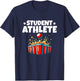 Drinking Party Beer Pong Student College Athlete T-Shirt - T-Shirt | Navy