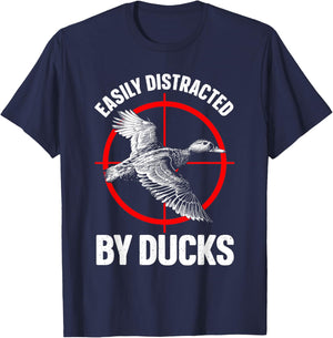 Duck Hunting Art Women Mallard Hunter Duck Hunting T-Shirt - T-Shirt | Navy