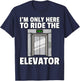 Elevator Buttons Mechanic Technician T-Shirt - T-Shirt | Navy