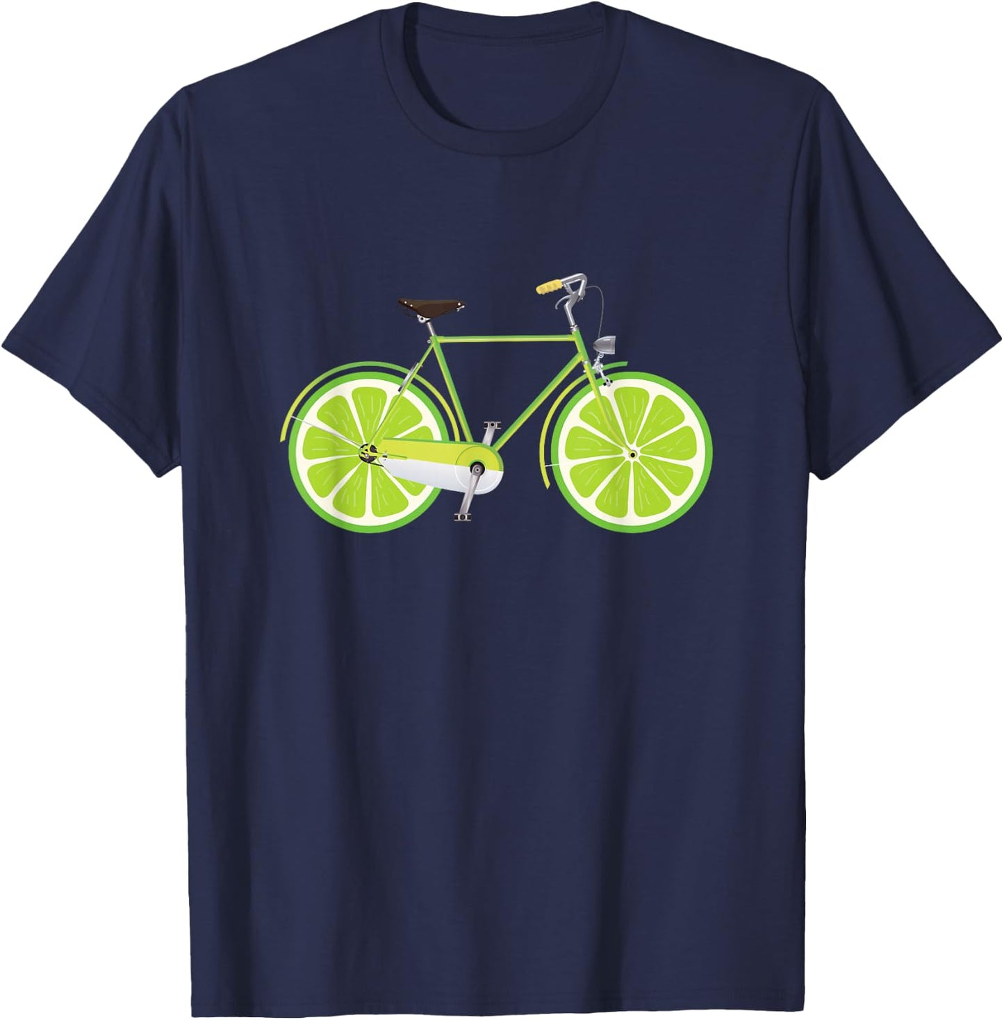 Bicycle Bike Cycling Lime Bike Cycling Biker Gift T-Shirt - T-Shirt | Navy