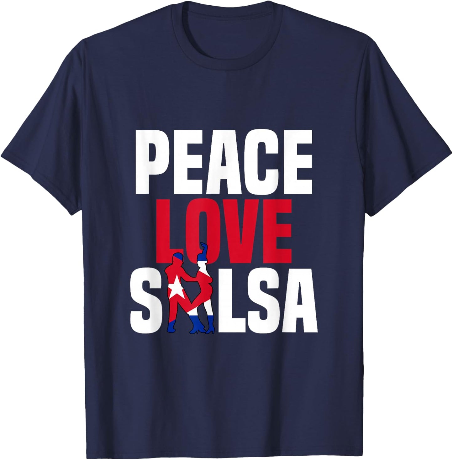 La Salsa Cuban salsa salsa club salsa dance T-Shirt - T-Shirt | Navy