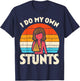 Do My Own Stunts Broken Arm Retro Injury Girls Women Gift T-Shirt - T-Shirt | Navy