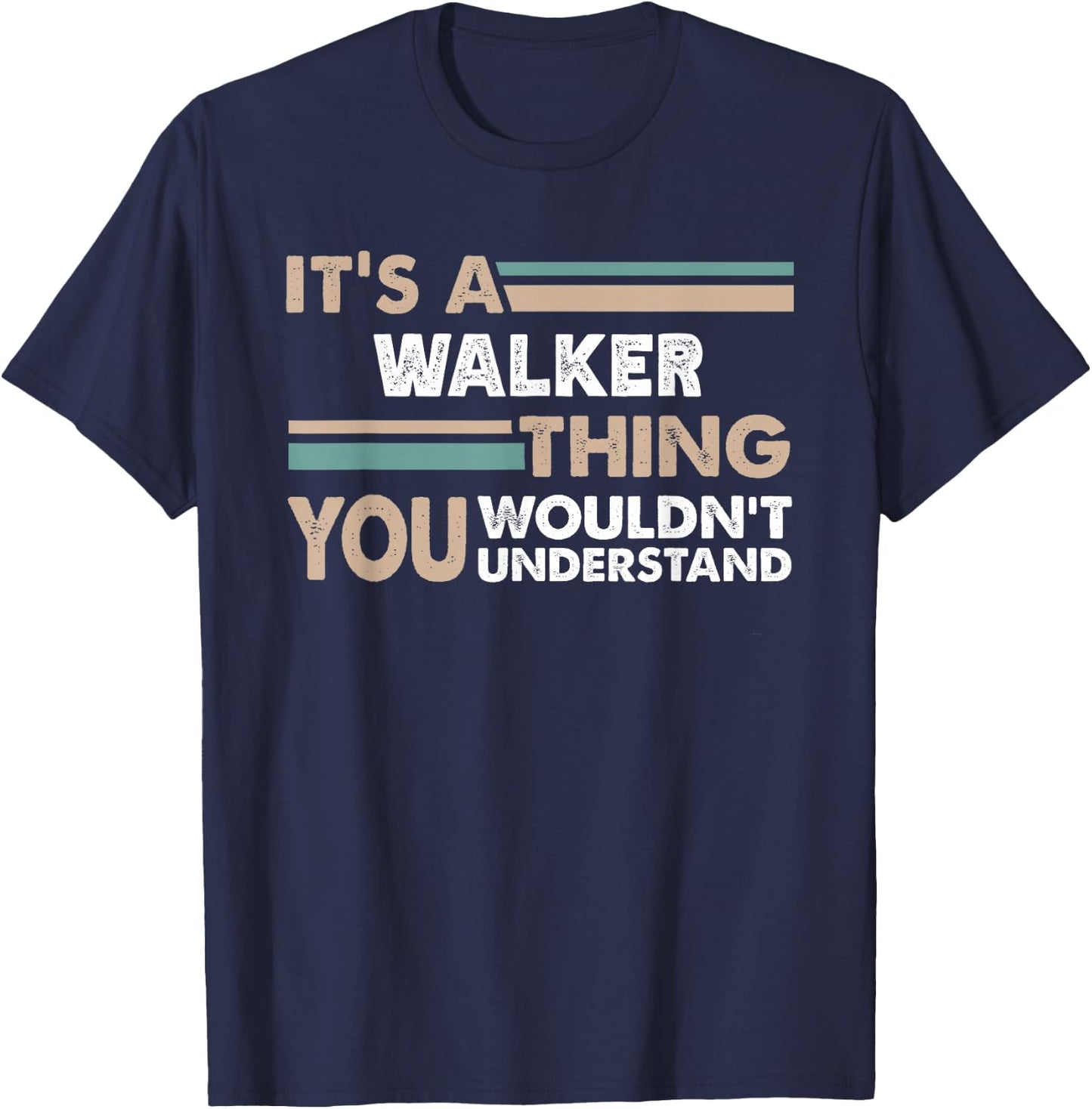 It's A Walker Thing You Wouldn't Understand Family Name T-Shirt - T-Shirt | Navy