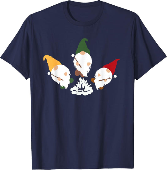 Gnome Campfire T-Shirt - T-Shirt | Navy