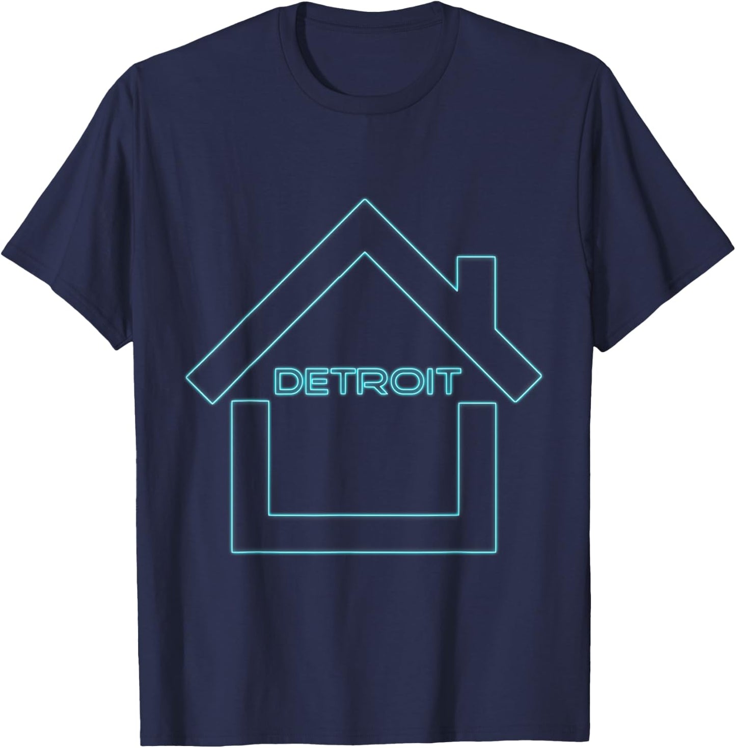 Detroit Techno Shirt | EDM Rave DJ Clothing | Detroit House T-Shirt - T-Shirt | Navy