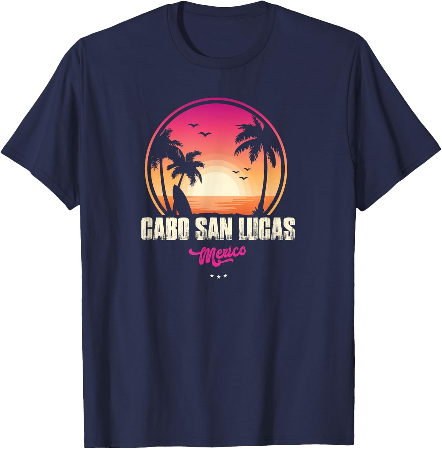 Cabo San Lucas Souvenir - Mexico Reminder T-Shirt - T-Shirt | Navy