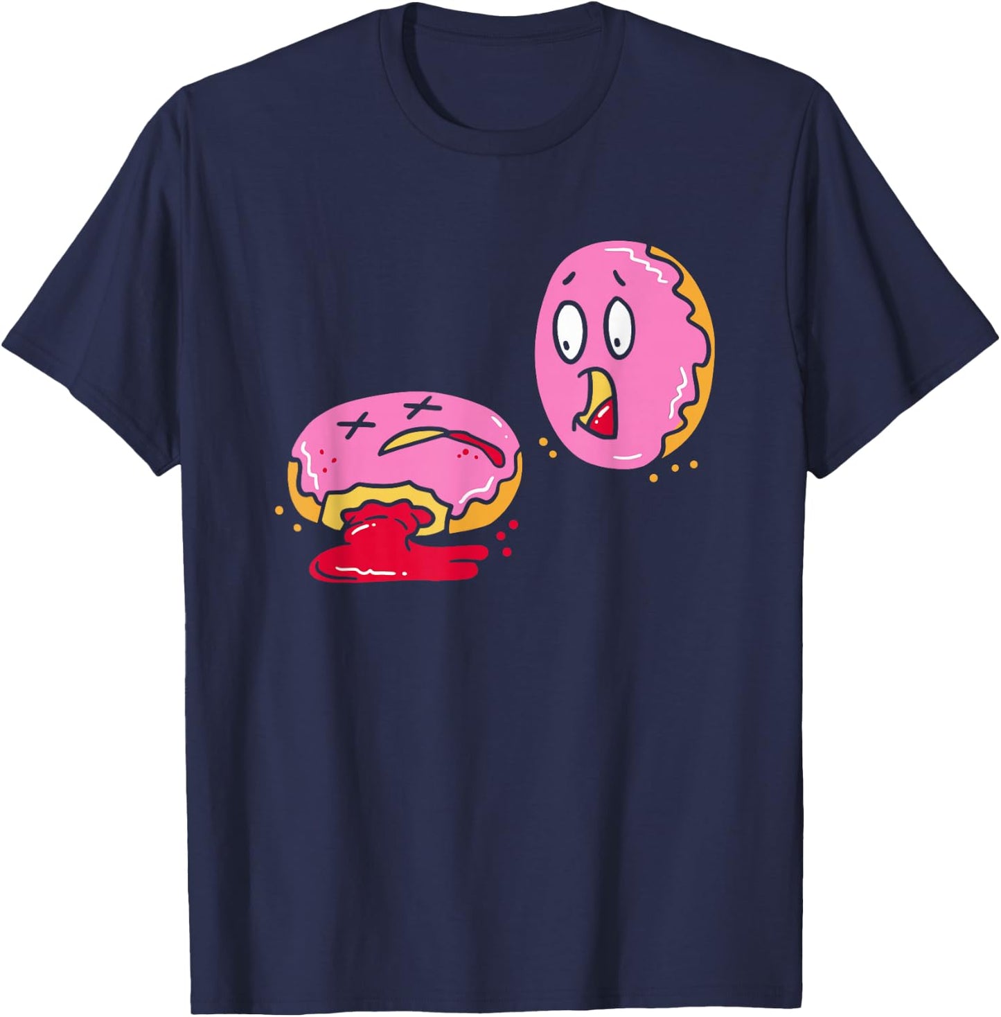 I Could Murder a Donut, Doughnut Sugar Murderer T-Shirt - T-Shirt | Navy
