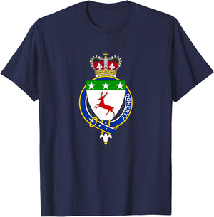 Doherty Coat of Arms - Family Crest T-Shirt - T-Shirt | Navy
