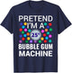 I'm A Bubble Gum Machine Halloween Costume T-Shirt - T-Shirt | Navy