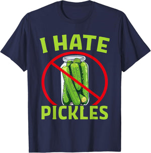 Pickle Haters - Funny I Hate Pickles T-Shirt - T-Shirt | Navy